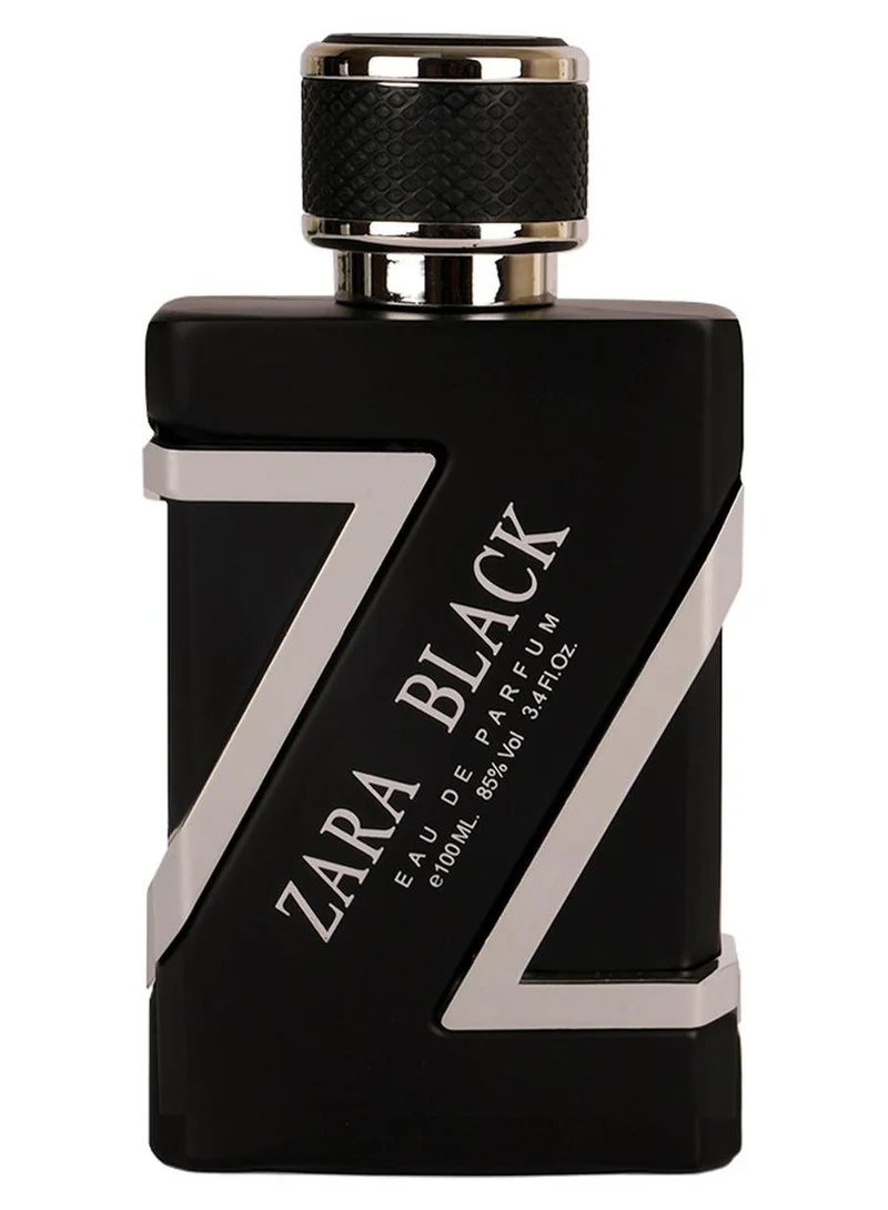 عطور مهابوب عطر زارا بلاك سيلفر من محبوب للعطور أو دو بارفان للجنسين للرجال والنساء بنفحات شرقية من الكراميل والفانيليا وخشب الصندل، 100 مل
