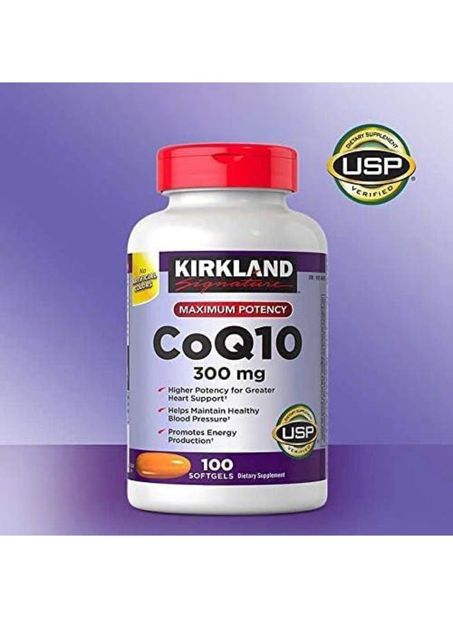 Kirkland Signature CoQ10 300mg 100 Softgels - Image 3