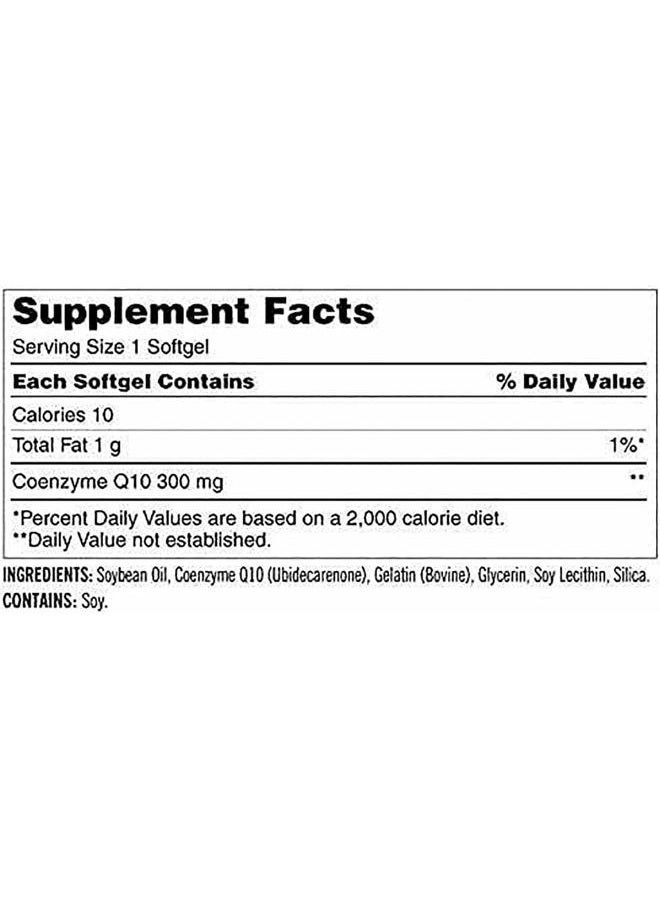 Kirkland Signature CoQ10 300mg 100 Softgels - Image 2