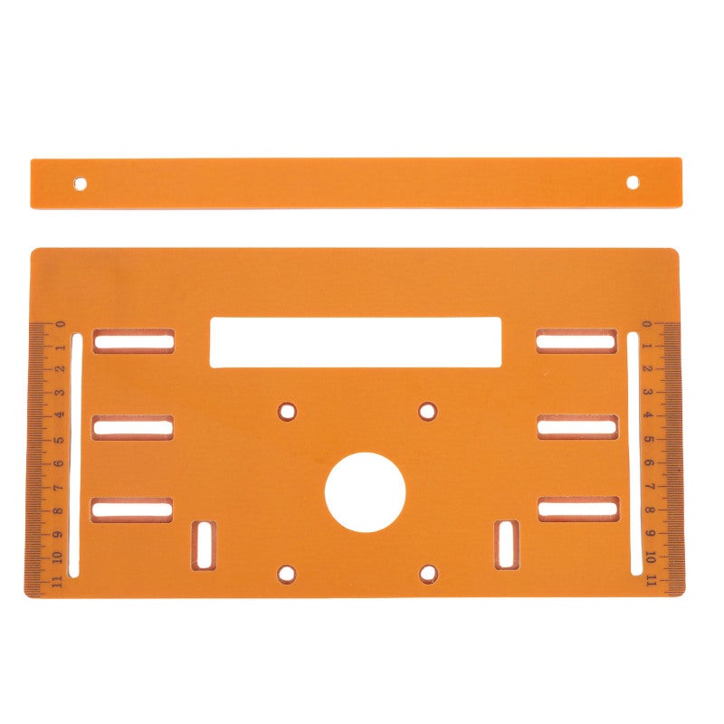 MYTEC Circular Saw Base Plate 28 X 15cm PU Material - Stable Accurate Cutting With Clear Scale Markings Router Base Plate for Woodworking Enthusiasts - Image 3