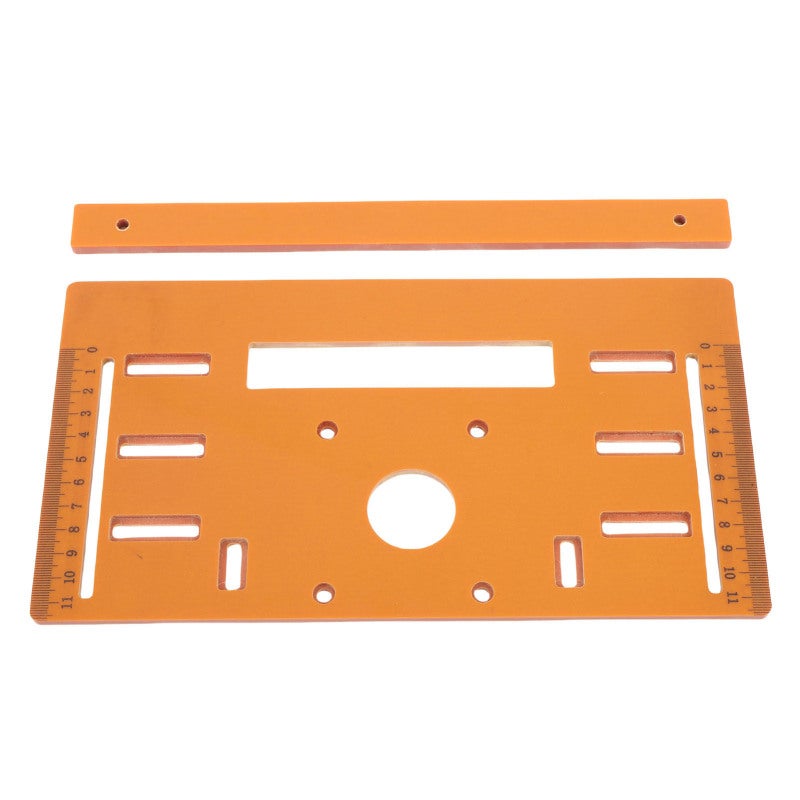MYTEC Circular Saw Base Plate 28 X 15cm PU Material - Stable Accurate Cutting With Clear Scale Markings Router Base Plate for Woodworking Enthusiasts - Image 2