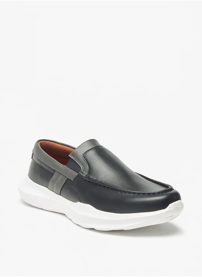 لي كوبر Men's Solid Slip-On Loafers