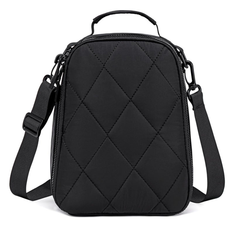 LOIDOU Lunch Box for Kids Boys Girls Insulated Lunch Bag Thermal Meal Tote Reusable Lunch Pail Bags for School Travel black