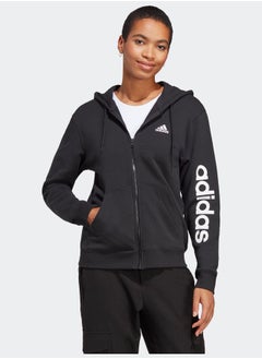 Adidas Essentials Linear Full-Zip French Terry Hoodie  - Image 1