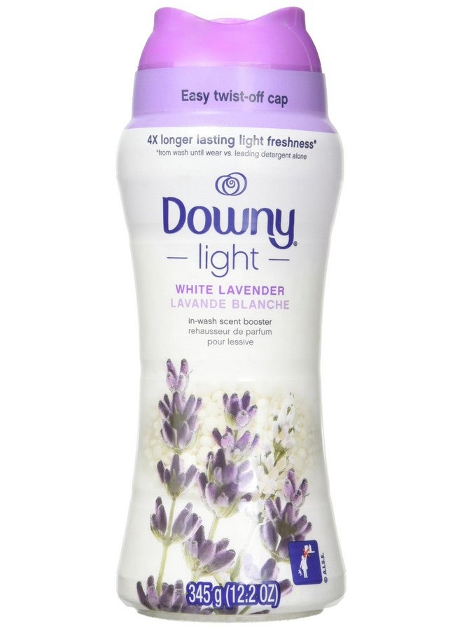 Downy Downy Light Laundry Scent Booster Beads for Washer, White Lavender, 12.2 oz, with No Heavy Perfumes 