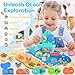 PLAY Ocean Color Dough Kit with Sea Animals Molds Under the Sea Toys Set for Sensory Play Boat Whale Shark Crab Fish Cutters Educational Arts and Crafts Gift for Kids 3 4 5 6 Year Old Boys Girls - Image 4