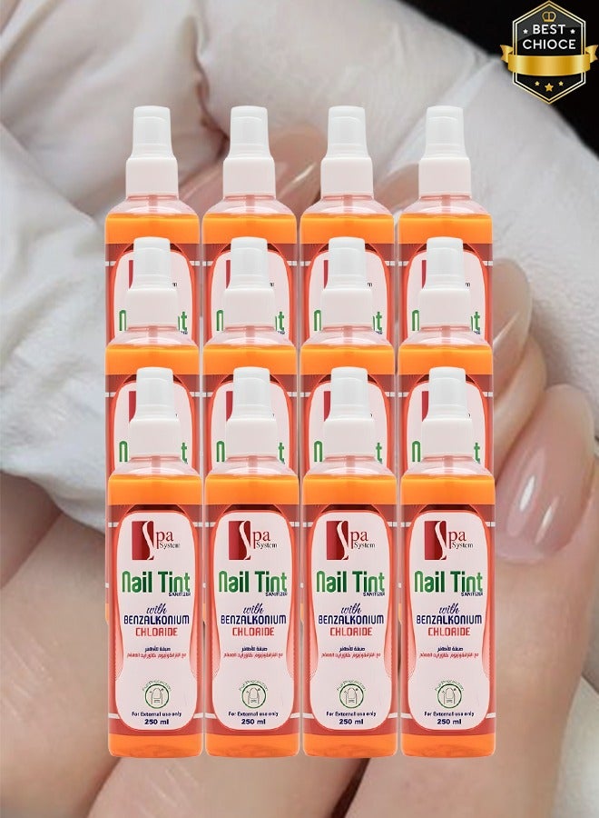سبا سيستم 12 قطع صبغة أظافر بكلوريد البنزالكونيوم 250 مل - Image 1