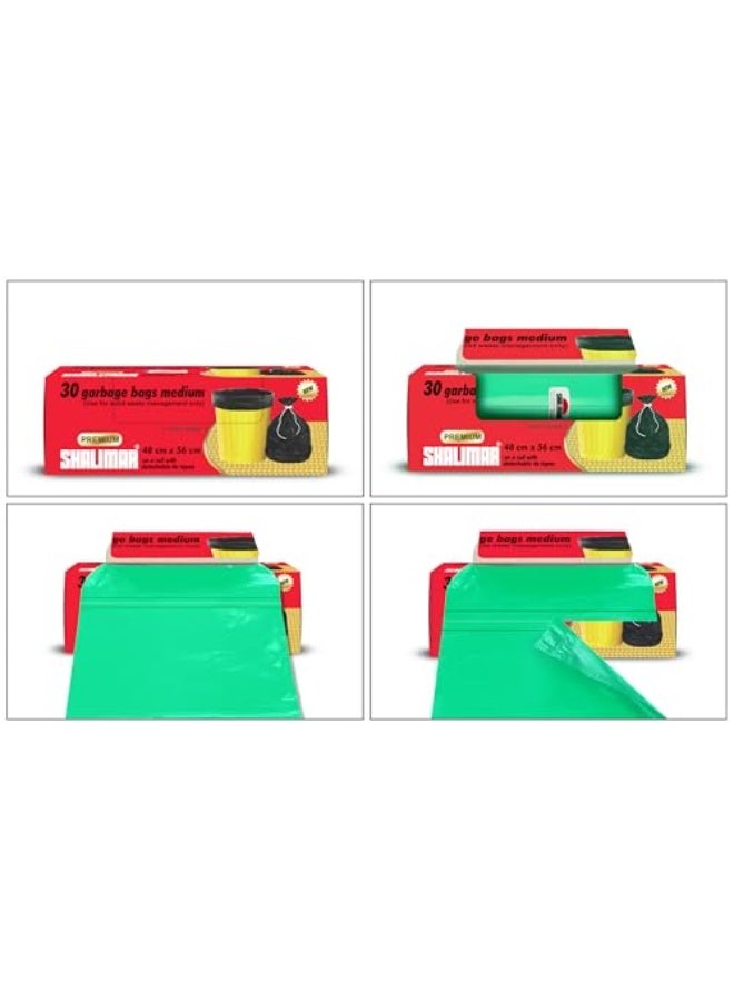 Shalimar 60 Pcs - 45 Gallon Heavy Duty Garbage Bag, Lavender Fragrance – Leak-Proof Dustbin/Trash/Waste Bags – 76 x 94 cm – Fits 35 to 45 Gallon Bins – Green - Image 3