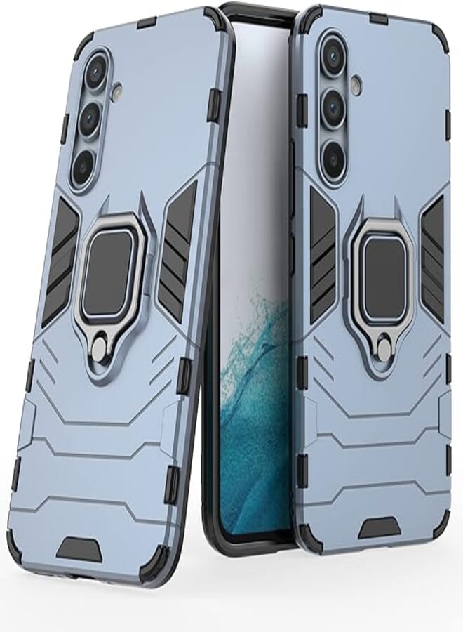 GOLDEN MASK Compatible With Samsung Galaxy A54 Black Panther Back Cover (Blue) 