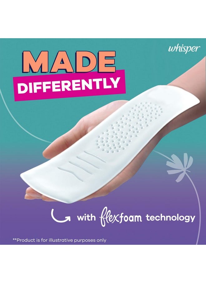 Whisper Flexfoam, 10 Xl+ Sanitary Pads For Women, Upto Zero Feel Zero Leaks, World'S 1St Flexfoam Pad, Upto 100% Leak Free, Seamlessly Conforms To Your Body  - Image 5