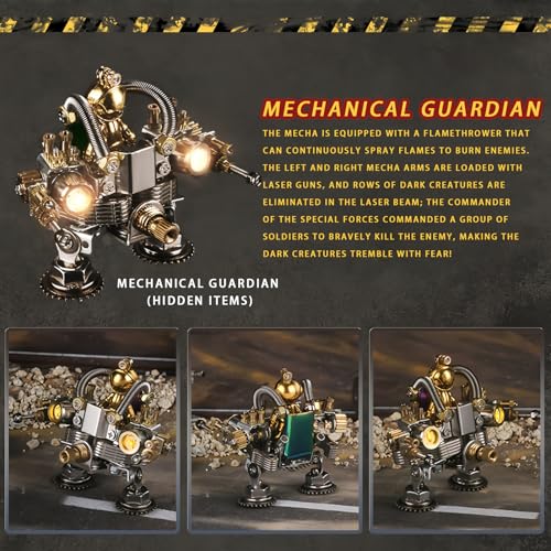 ZUNPINSPACE 3D Metal Puzzles for Adults3D Puzzle Metal Model Kit3D Mechanical ModelBrain Teaser Puzzles DIY Assembling for Stress Relief for Teenagers and Adults - Image 5
