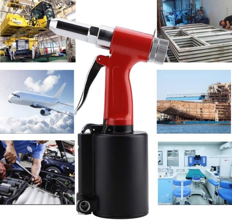 Heavy Duty Fast Hitting Rivet Gun Professional HighPerformance Riveting Tool for Metal Plastic and Automotive Applications Ergonomic Grip Durable Construction and Quick Loading Mechanism - Image 2