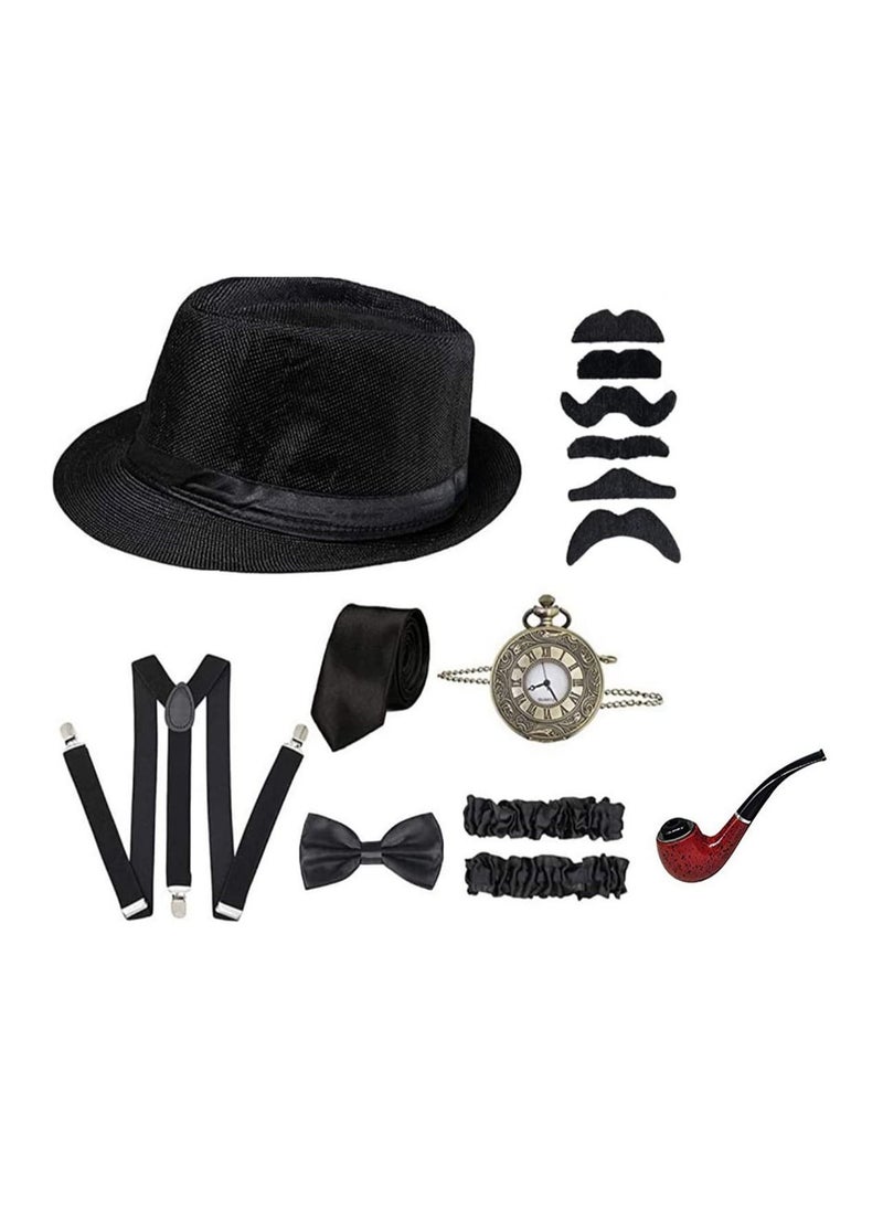 AMERTEER - 14-Piece Vintage 1920s Men’s Costume Set - Image 1