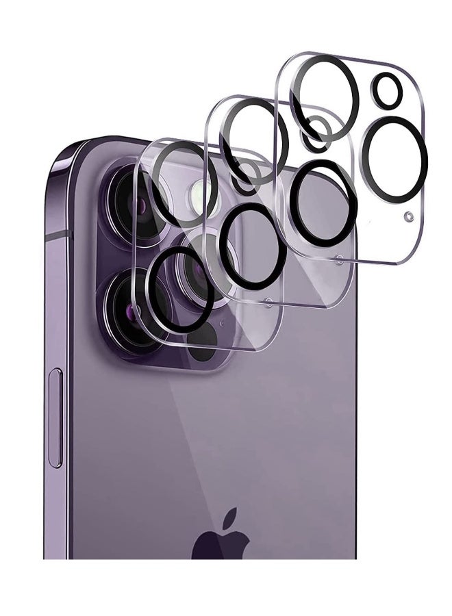 DUSALA Camera Lens Screen Protector for iPhone 14 Pro/iPhone 14 Pro Max, 9H Hardness Transparent HD Protective Tempered Glass Protector Film -3 pack - Image 1