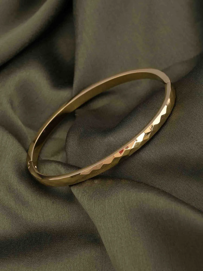Palmonas PALMONAS 18k Gold Tone Plated Gilded Haze Bangle Bracelet
 for Women