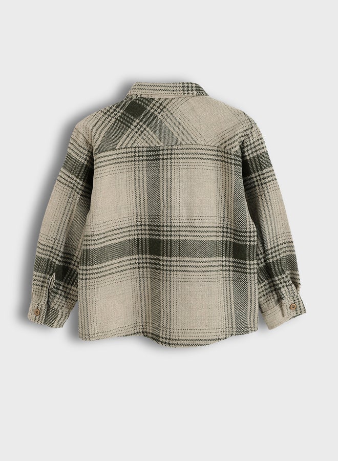 ال سي وايكيكي قميص أولادي بنقشة مربعات - Image 2