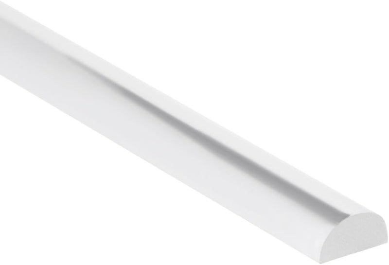 Dalrun Clear Acrylic Shower Threshold 1/2" X 1/4" (WxL), Transparent Shower Dam Shower Splash Guard 39" Long,Half Round,Peel and Stick - Image 2