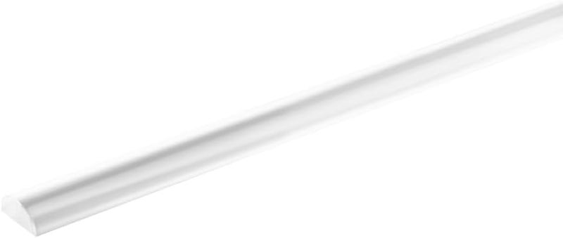 Dalrun Clear Acrylic Shower Threshold 1/2" X 1/4" (WxL), Transparent Shower Dam Shower Splash Guard 39" Long,Half Round,Peel and Stick - Image 3