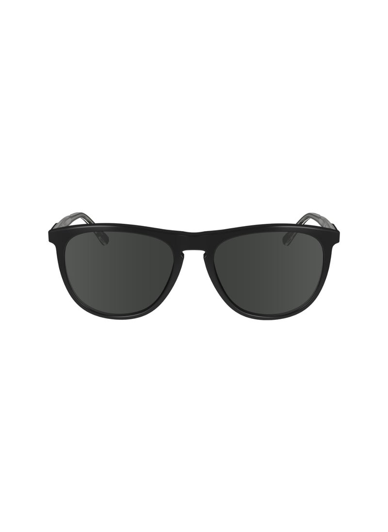 CALVIN KLEIN FULL RIM ACETATE AVIATOR CALVIN KLEIN SUN CK24508S  5518 (001) BLACK  - Image 1