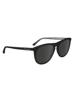 CALVIN KLEIN FULL RIM ACETATE AVIATOR CALVIN KLEIN SUN CK24508S  5518 (001) BLACK  - Image 3