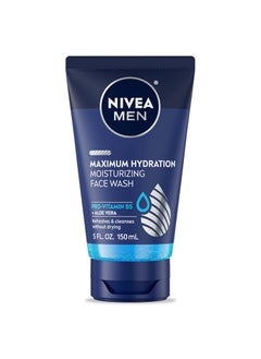 NIVEA MEN NIVEA MEN Maximum Hydration Moisturizing Face Wash with Aloe Vera, Boosts Moisture and Helps Prevent Tight, Dry Skin, 5 Fl Oz Tube 