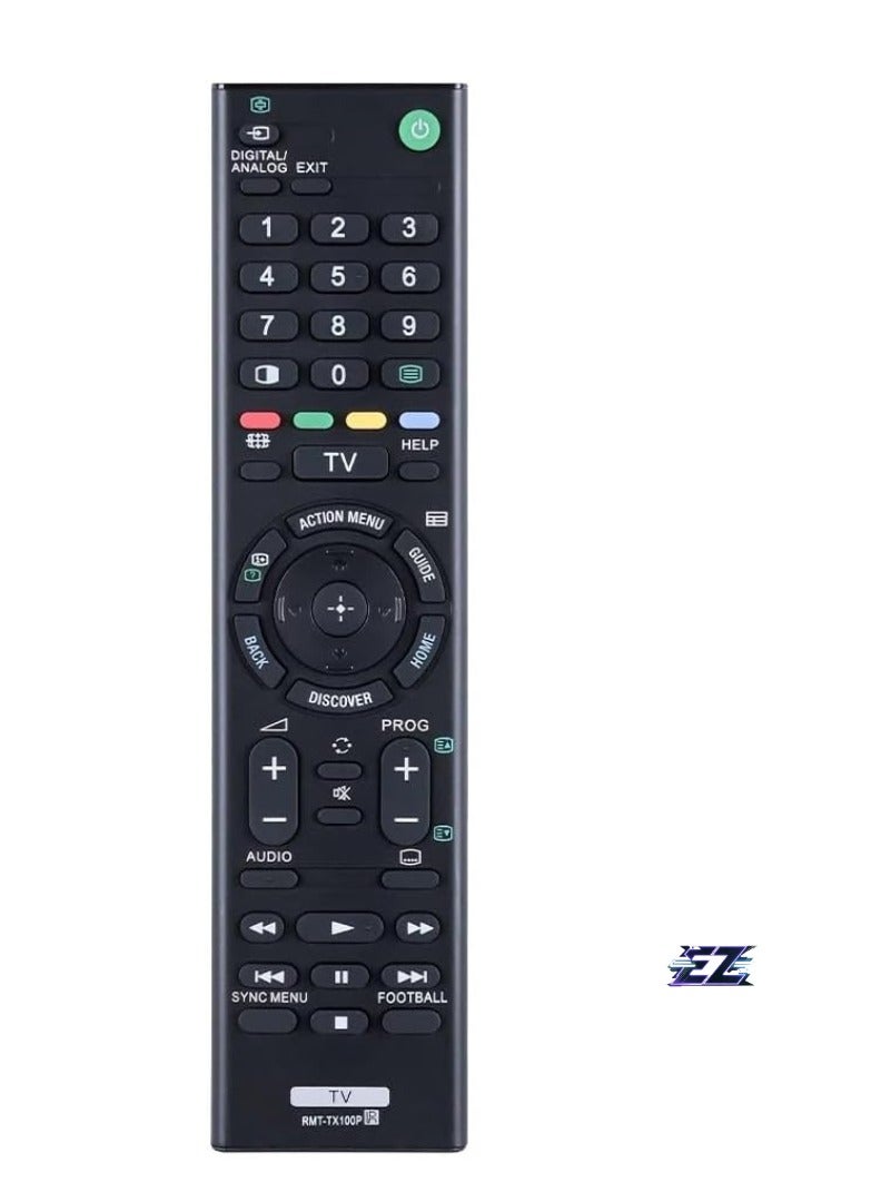 PopZa Replacement Remote Control RMT-TX100P RMT-TX100P for Sony Bravia TV – Compatible with KD-49X8300C, KD-55X8500C, KD-55X9000C, KDL-43W800C, KD-65X9000C, KD-65X8500C – Includes Battery - Image 2