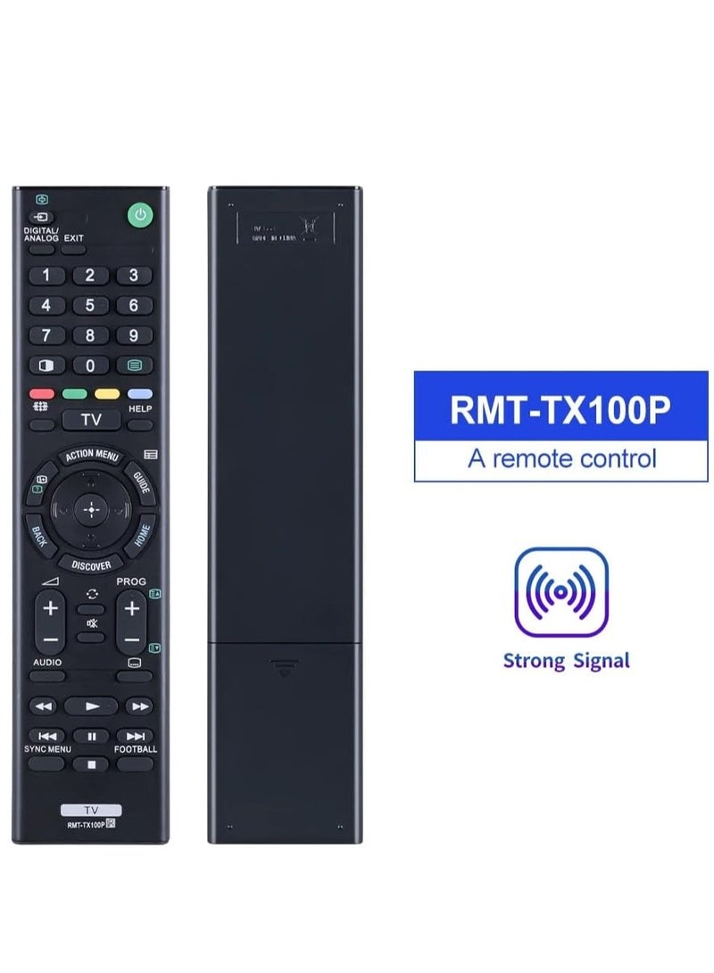PopZa Replacement Remote Control RMT-TX100P RMT-TX100P for Sony Bravia TV – Compatible with KD-49X8300C, KD-55X8500C, KD-55X9000C, KDL-43W800C, KD-65X9000C, KD-65X8500C – Includes Battery - Image 3