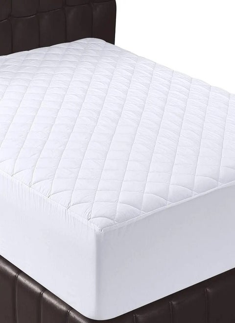 Quilted Mattress Protector Extra Deep Fitted Sheet Cover 150X200+25cm