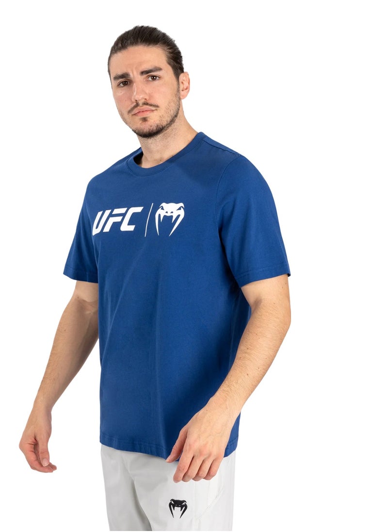 VENUM - UFC VENUM CLASSIC T-SHIRT NAVY BLUE/WHITE - Image 1