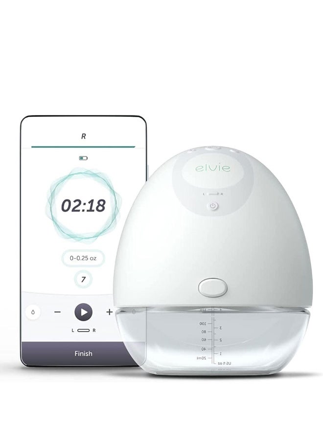 elvie مضخة ثدي كهربائية قابلة للارتداء مفردة