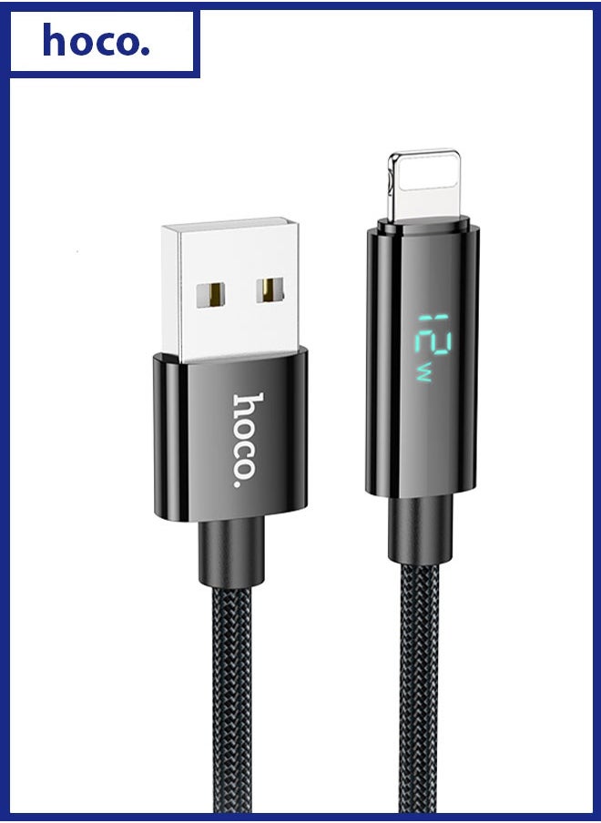 hoco. U125 Benefit charging data cable with display iP  - Image 1