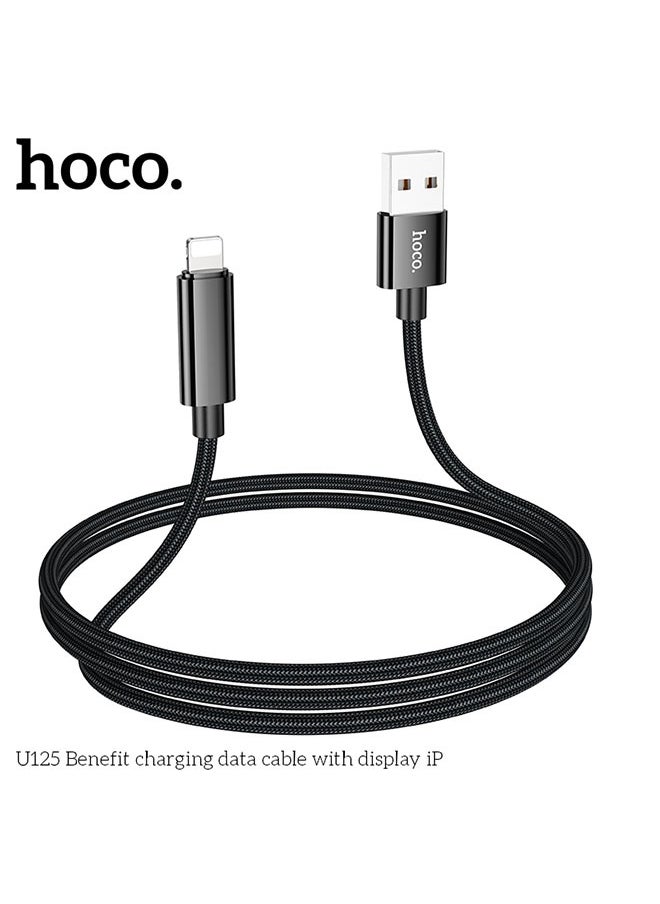 hoco. U125 Benefit charging data cable with display iP  - Image 4