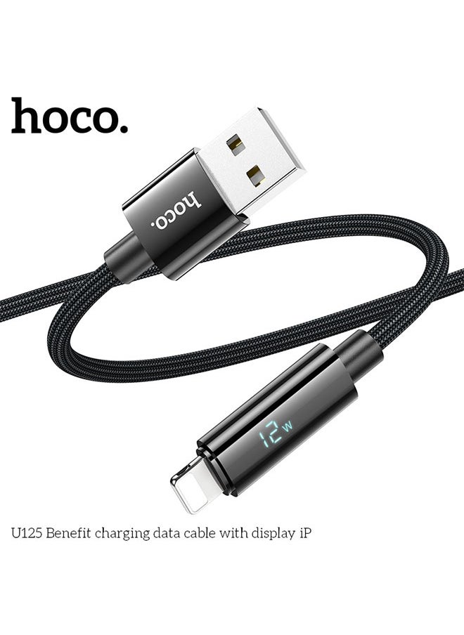 hoco. U125 Benefit charging data cable with display iP  - Image 3
