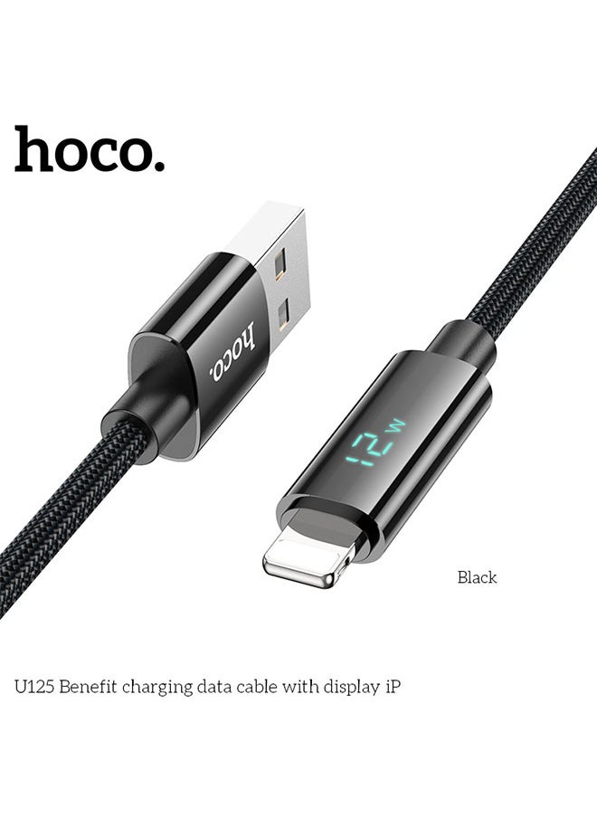 hoco. U125 Benefit charging data cable with display iP  - Image 2