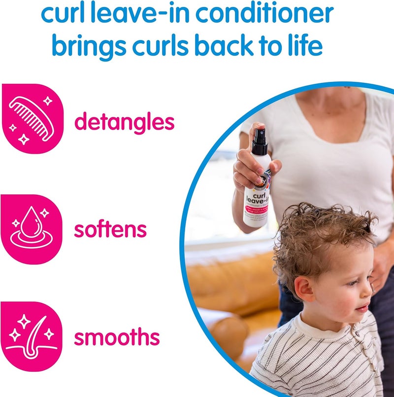 SO COZY SoCozy Leave In Conditioner Spray (8 Fl Oz Pack of 2) Detangler for Kids' Curly Hair TangleFree Curls Gentle & Nourishing with Keratin Vitamin B5 Olive & Jojoba Oil ParabenFree - Image 2