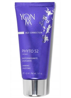 Yon-Ka Phyto 52 Skin Firming Cream (40ml) Anti-Aging Facial Moisturizer and Night Creme, Tighten Skin and Reduce the Look of Pores with Vitamin E, Paraben-Free