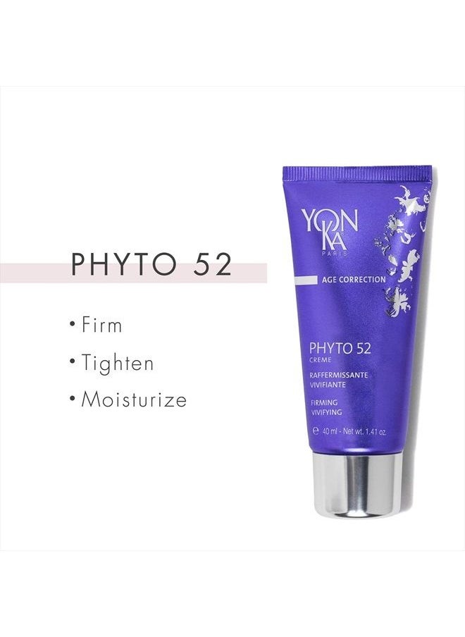 Yonka - Yon-Ka Phyto 52 Skin Firming Cream (40ml) Anti-Aging Facial Moisturizer and Night Creme, Tighten Skin and Reduce the Look of Pores with Vitamin E, Paraben-Free - Image 1