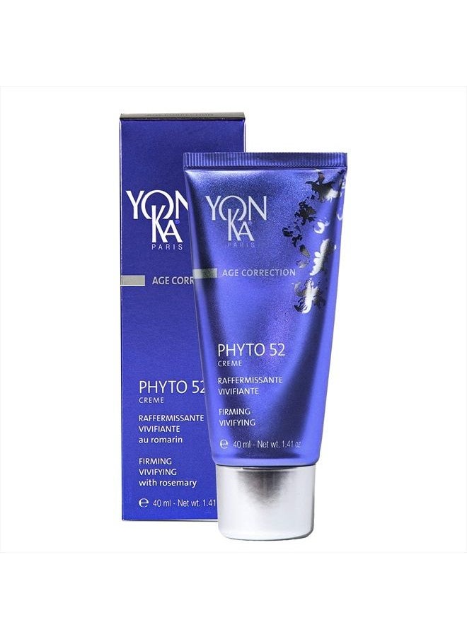 Yonka - Yon-Ka Phyto 52 Skin Firming Cream (40ml) Anti-Aging Facial Moisturizer and Night Creme, Tighten Skin and Reduce the Look of Pores with Vitamin E, Paraben-Free - Image 1