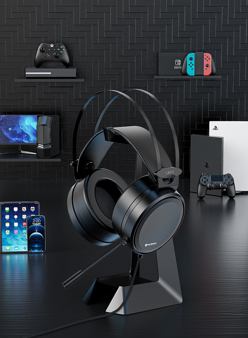 NUBWO Deep Bass Over-Ear Gaming Wired Headphones With Mic For PS4/PS5/XOne/XSeries/NSwitch/PC - Image 5