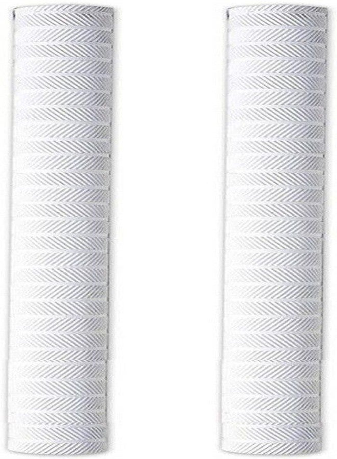 Owlix Pack of 2 Cricket Bat Handle Grips - Chevron White (2-Piece Set) - Image 5