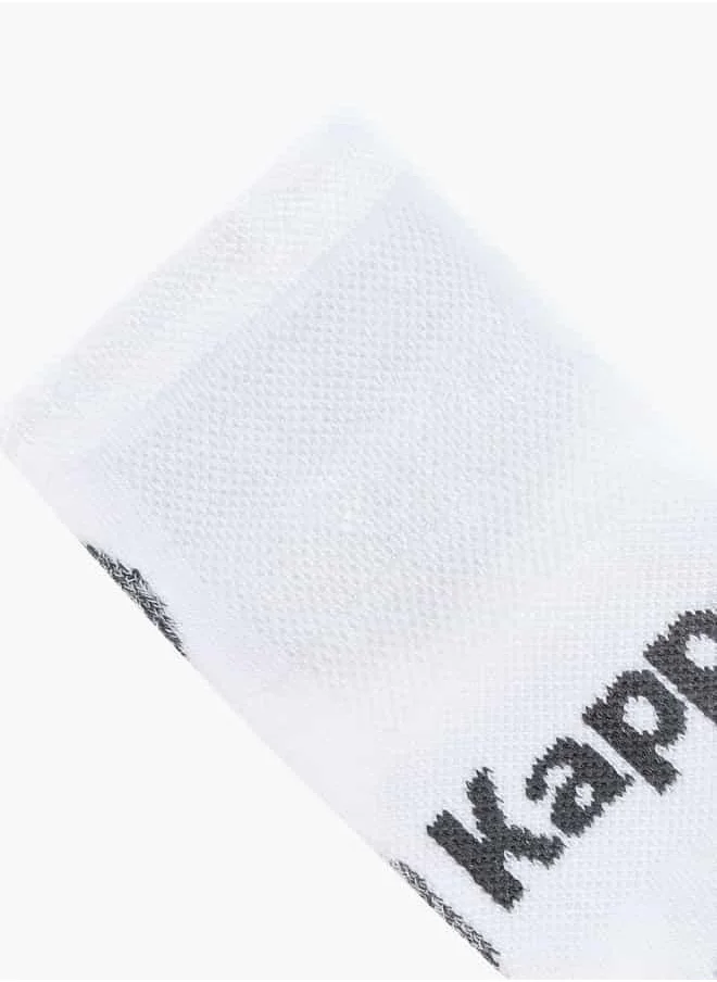 كابا Set of 5 - Kappa Logo Print Ankle Length Socks with Elasticated Hem