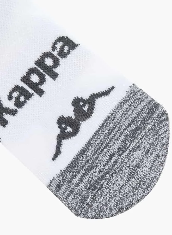 كابا Set of 5 - Kappa Logo Print Ankle Length Socks with Elasticated Hem