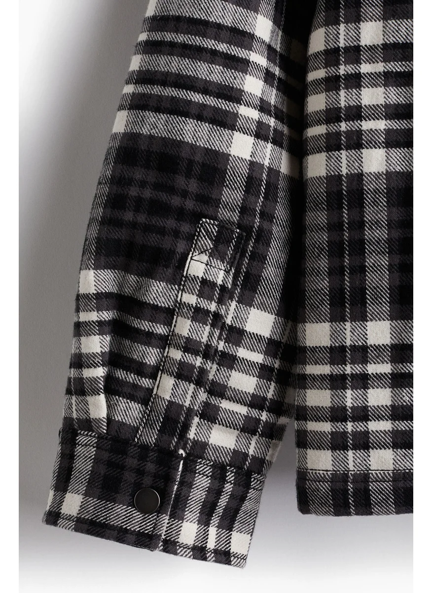 H&M Oversized Fit Flannel Overshirt