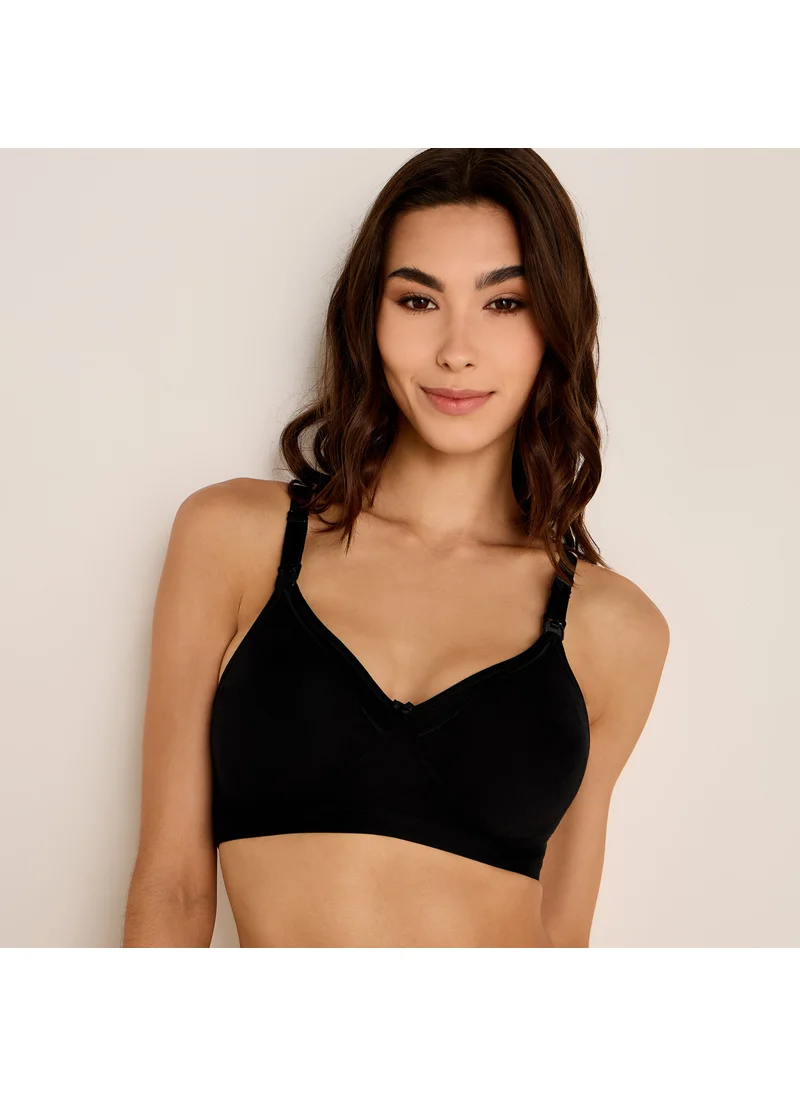 FAV Bow Detail Nursing Bra with Adjustable Straps