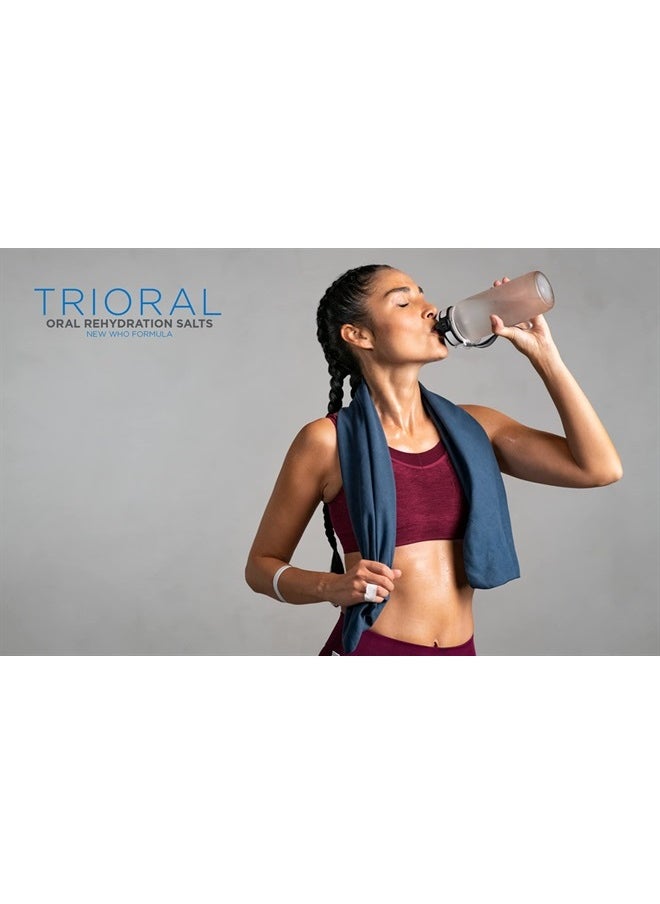 Rehydration Electrolyte Powder - WHO Hydration Supplement Salts Formula - Combat Dehydration from Workouts, Fluid Loss and Much More - 100 Drink Mix Packets