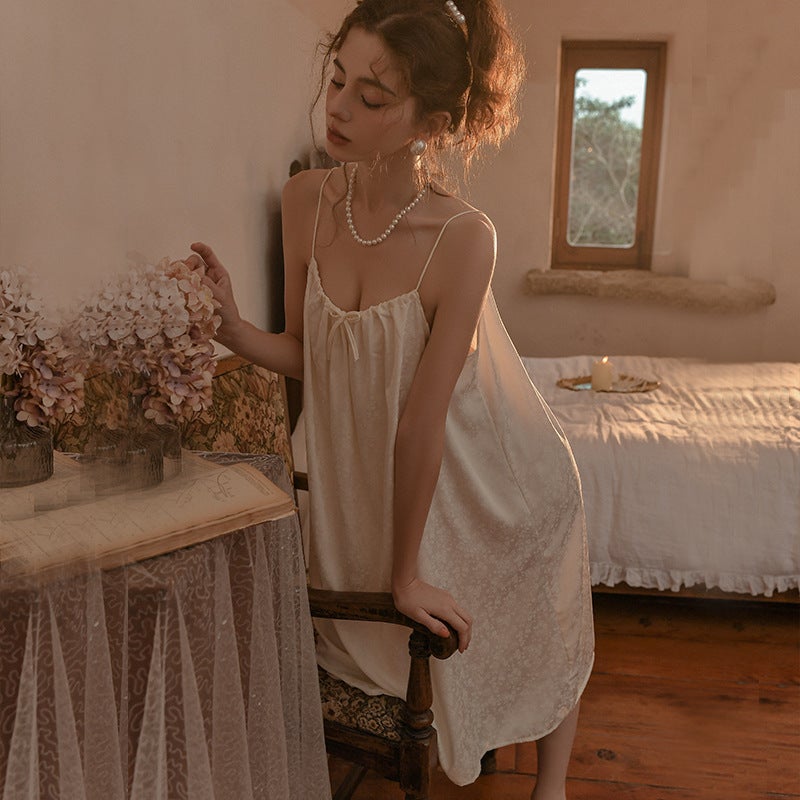Sexy Camisole Nightgown with Built-in Pads, Summer 2024 New Style - Image 2