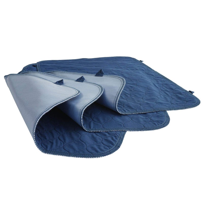 careboree Careboree Pack of 3 Small Quilted Underpad 18X24 Reusable Incontinence Bed Pads Washable Waterproof Extra Absorbent Chair Pads Wetting 