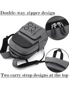XICEN Laptop Backpack Game Console Backpack with USB Port for PS5/PS4 Large Capacity Carrying Storage Bag Waterproof Business Travel Computer Backpack  - Image 3