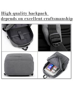 XICEN Laptop Backpack Game Console Backpack with USB Port for PS5/PS4 Large Capacity Carrying Storage Bag Waterproof Business Travel Computer Backpack  - Image 4