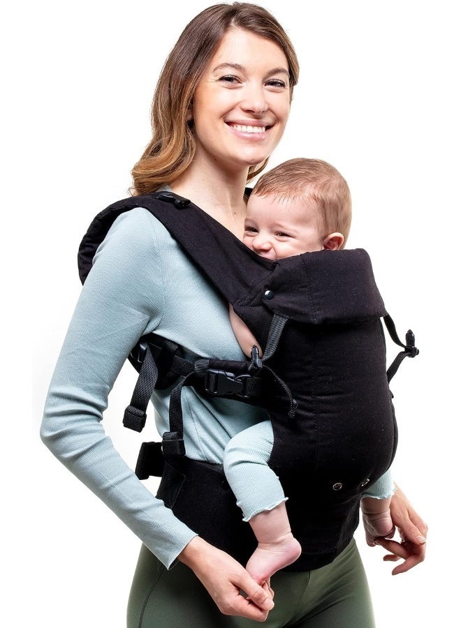 بيكو Beco Baby Carrier Gemini Newborn to Toddler - 100% Organic Cotton Body, Backpack  Front with Adjustable Seat, Ergonomic Holder - Image 1